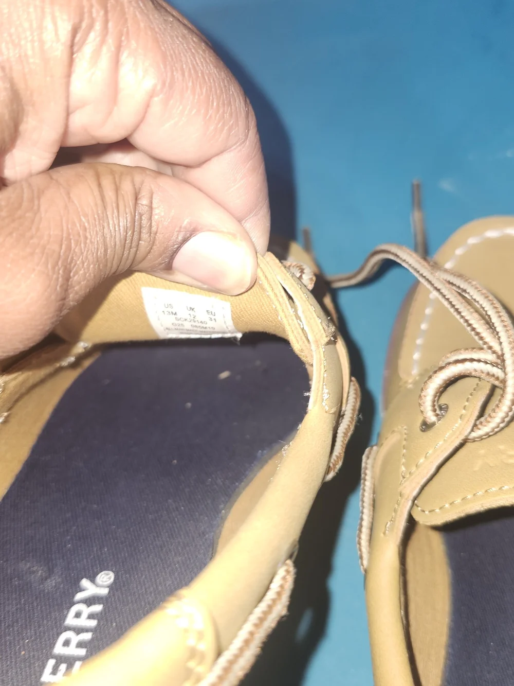 Sperry Kids Tan Boat Shoes - Classic Lace-Up Comfort